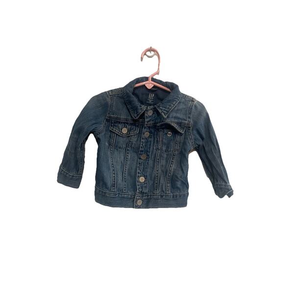 Gap Denim Jacket Infants 12-18 Months Jean Coat Girls Boys Unisex - Picture 1 of 4